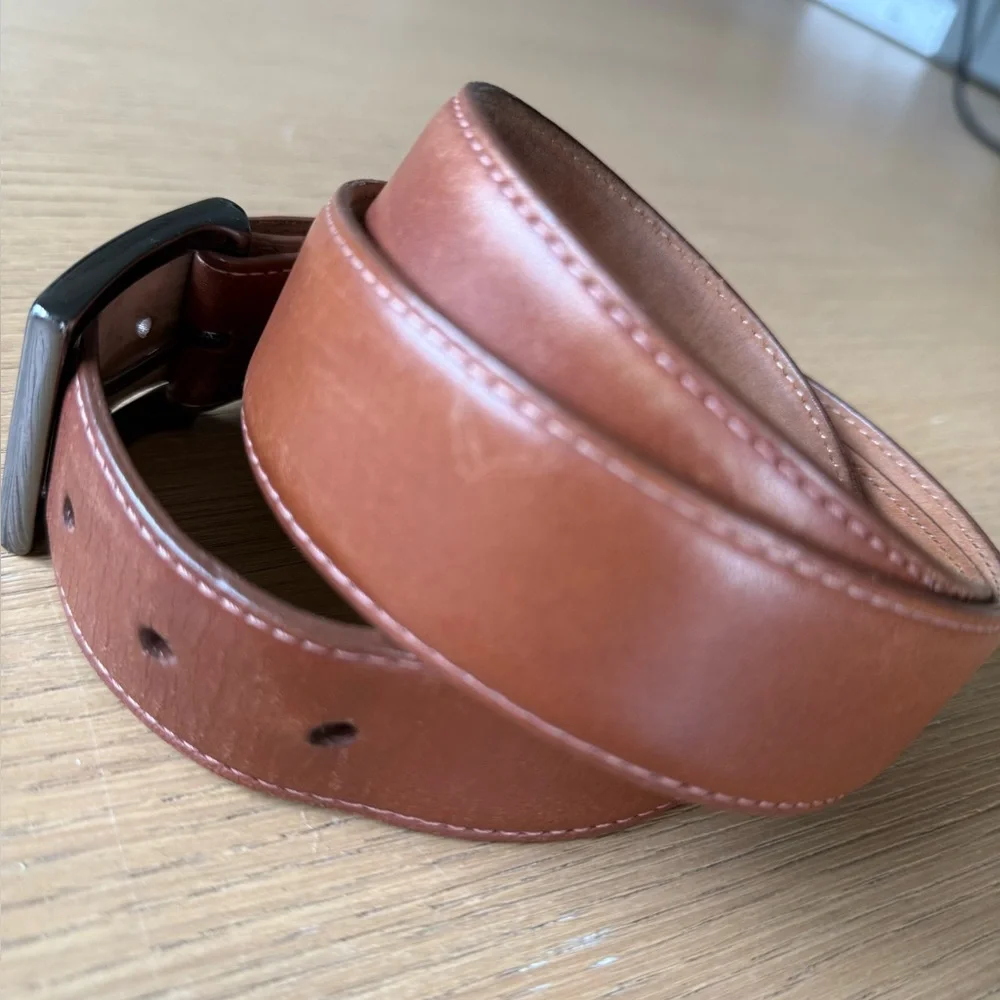 W. KLEINBERG Smooth Leather 1.5” Belt Size 40